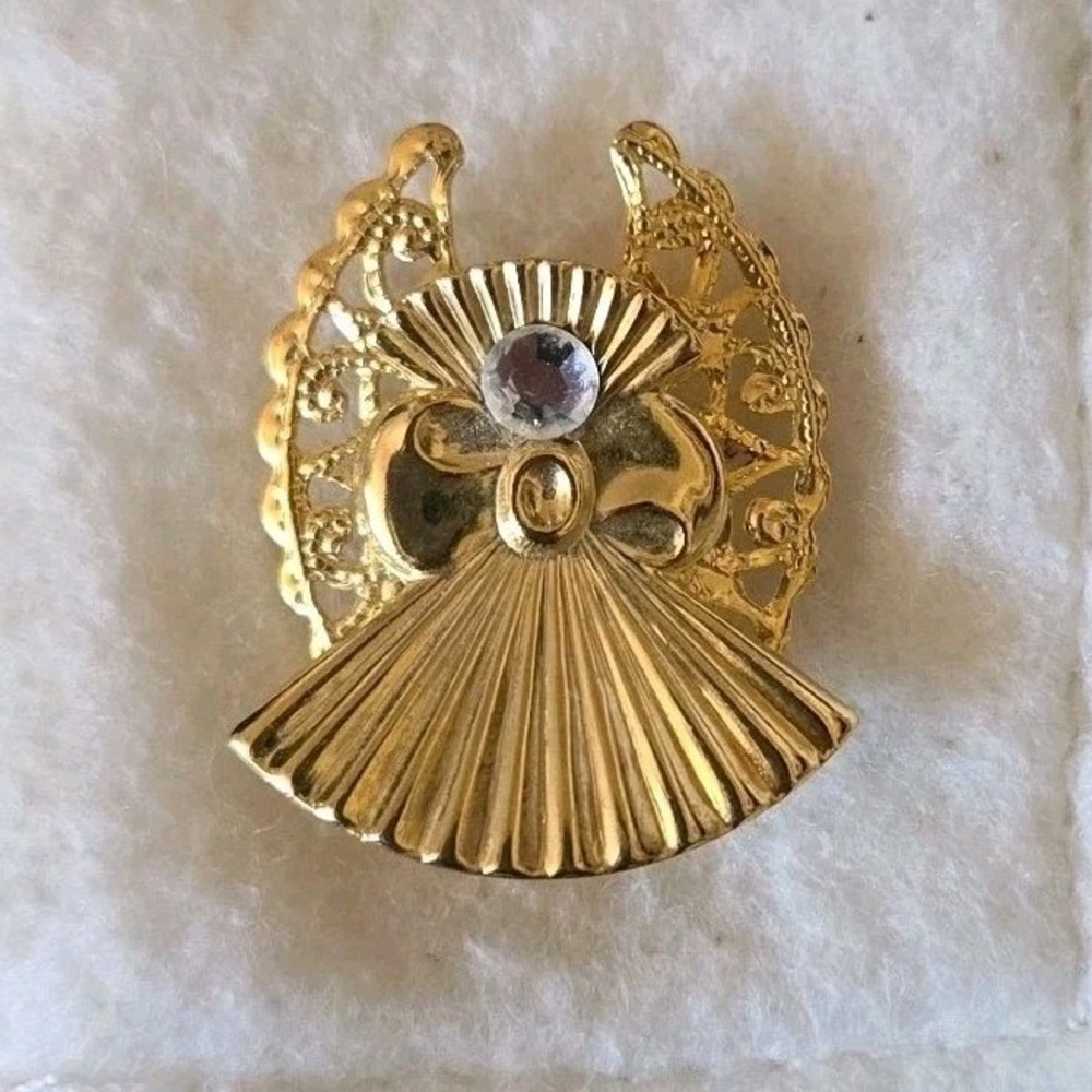 Vintage‎ Signed 1996 AOL Angel Brooch